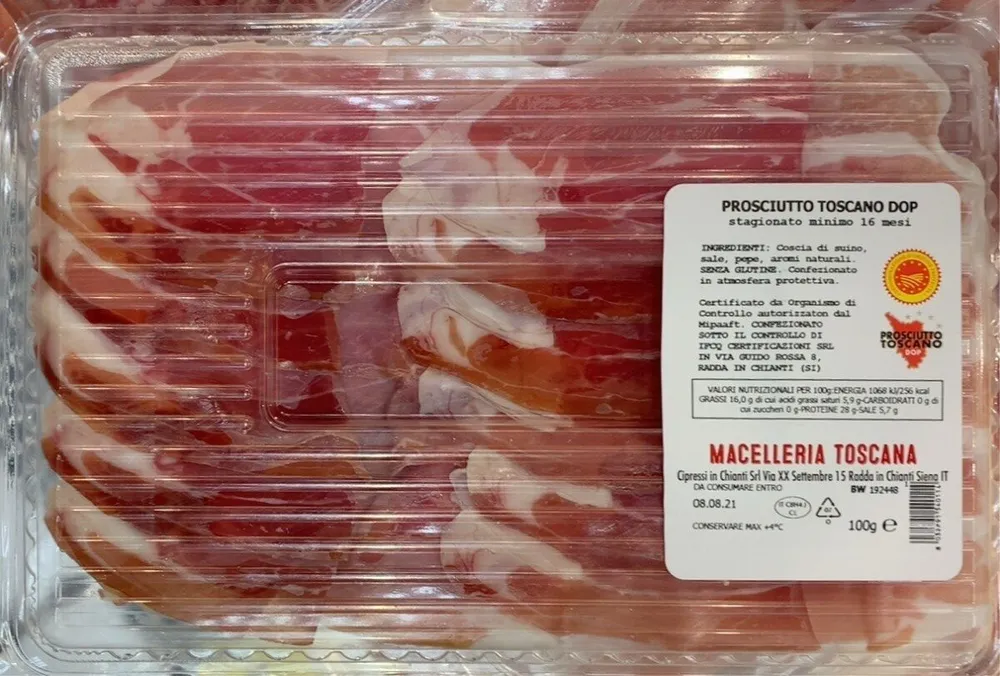 Prosciutto toscano dop