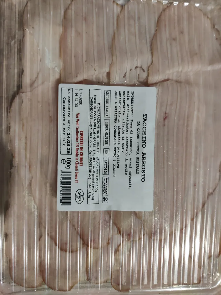 tacchino arrosto