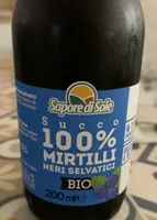 Succo 100% mirtilli neri selvatici