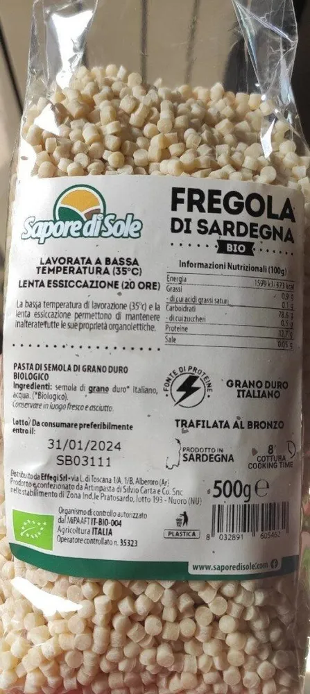 Fregola di Sardegna bio