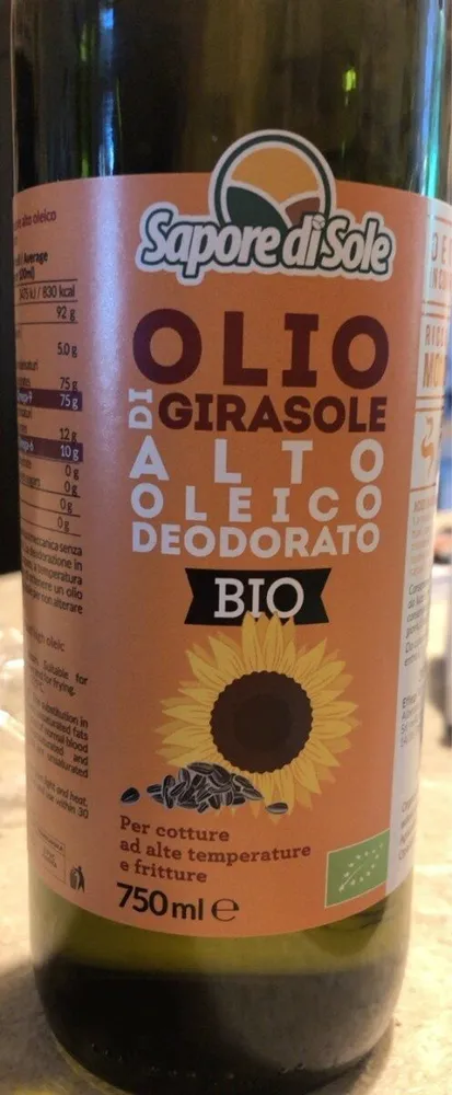 Olio di girasole deodorato