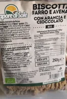 BISCOTTI FARRO E AVENS CON ARANCIA E CIOCCOLATO