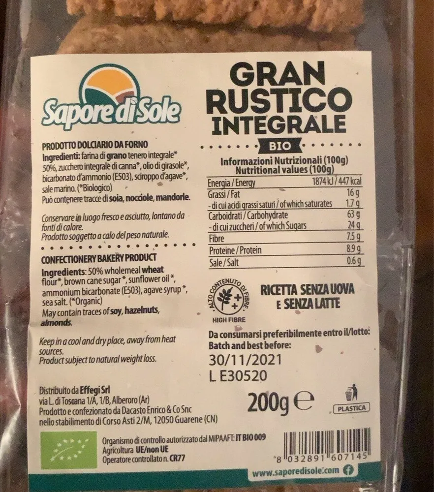 Gran rustico integrale