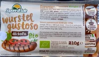 Wurstel gustoso di tofu bio