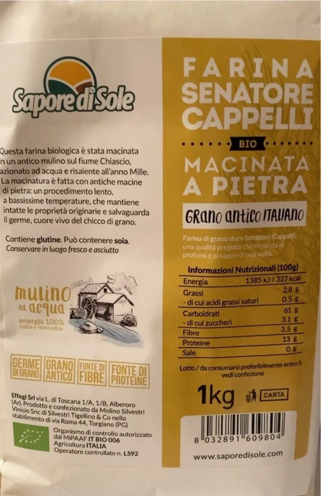 Farina senatore cappelli