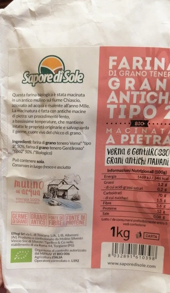 Farina di grano tenero grani antichi tipo 2