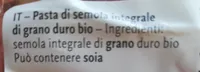 Filini integrali di grano duro