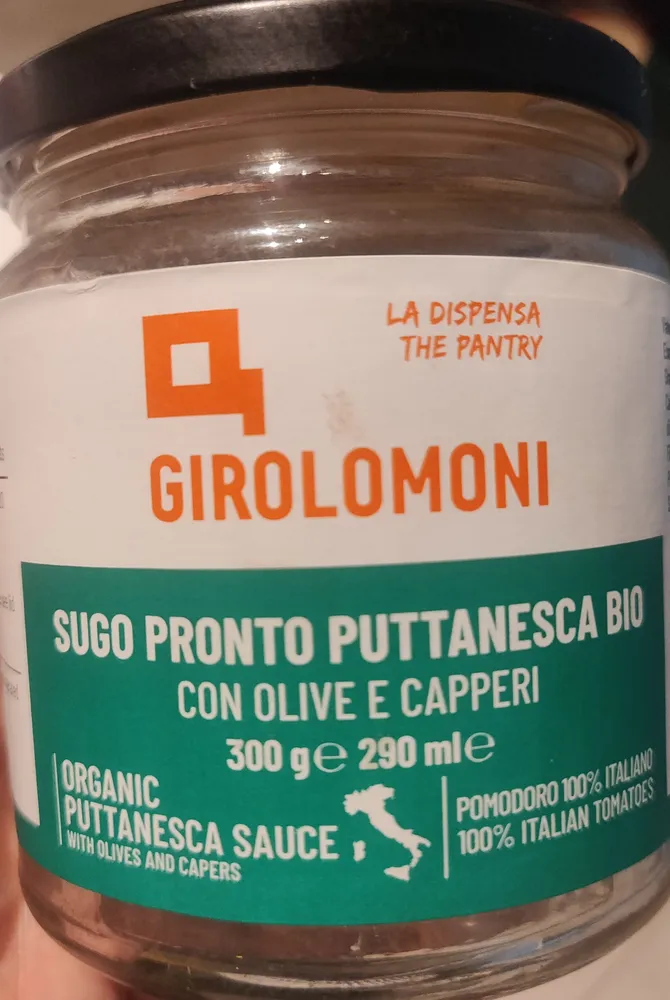 Sugo pronto Puttanesca bio con olive e capperi