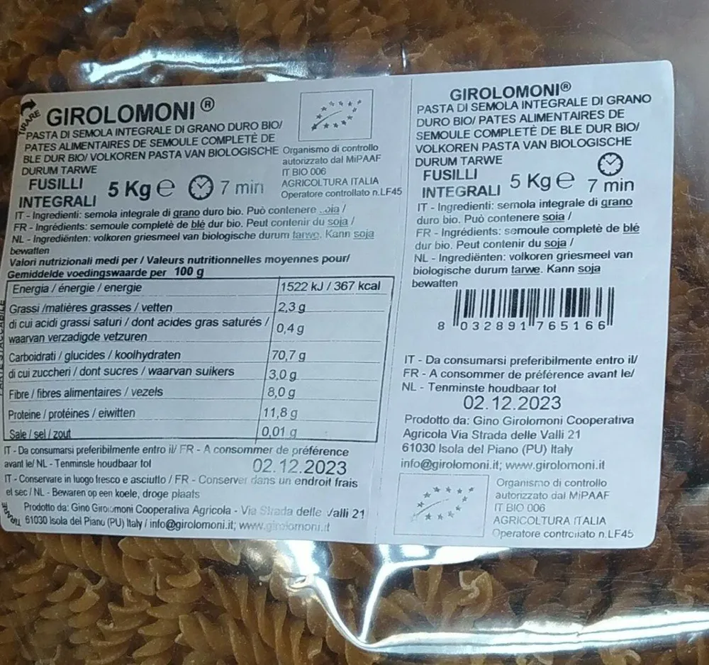 Fusilli integrali