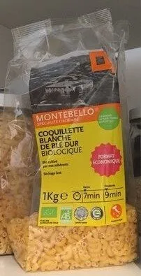 Coquillettes Blanches de blé dur biologique