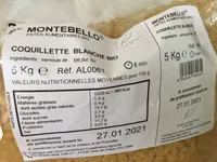 Coquillettes blanches bio