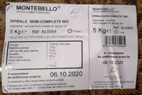 Spirale semi-complète bio