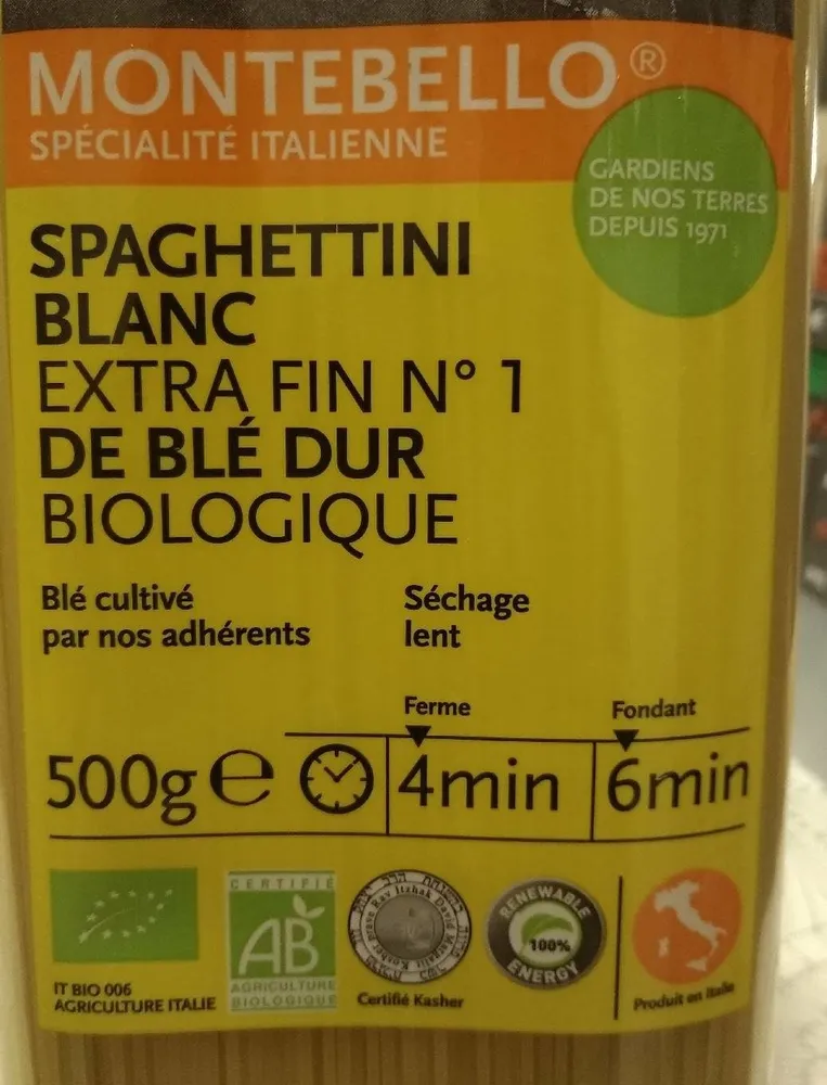Spaghettini Blanc Extra Fin
