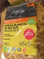 Spirale blanche de blé dur biologique