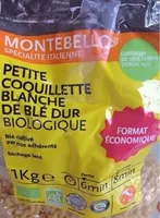 Petite coquillette blanche de blé dur biologique
