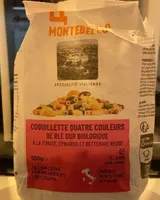 Coquillettes quatre couleurs bio