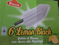 Lemon Black gelato al limone con stecco di liquirizia