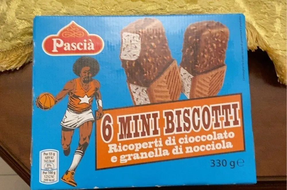 6 mini biscotti