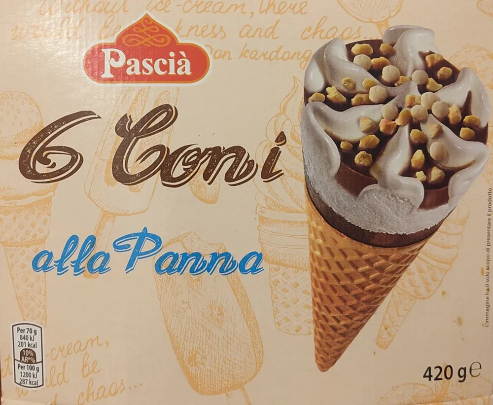 Coni alla panna