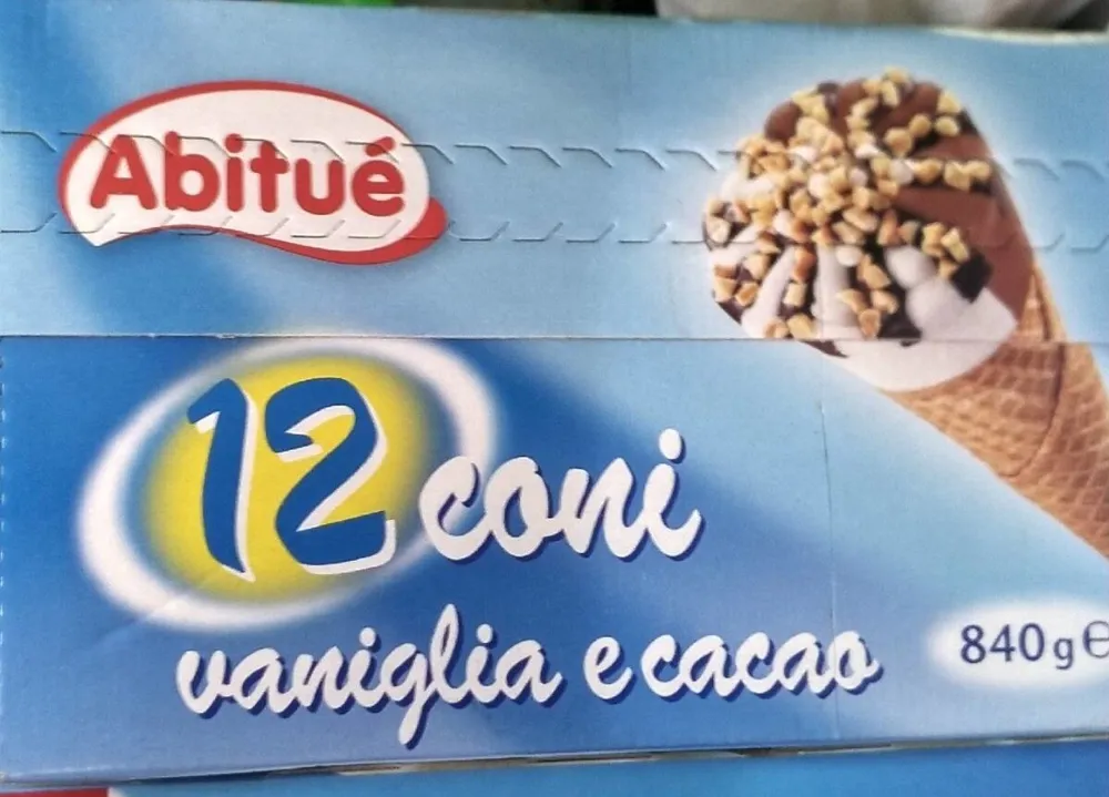 12 Coni vaniglia e cacao