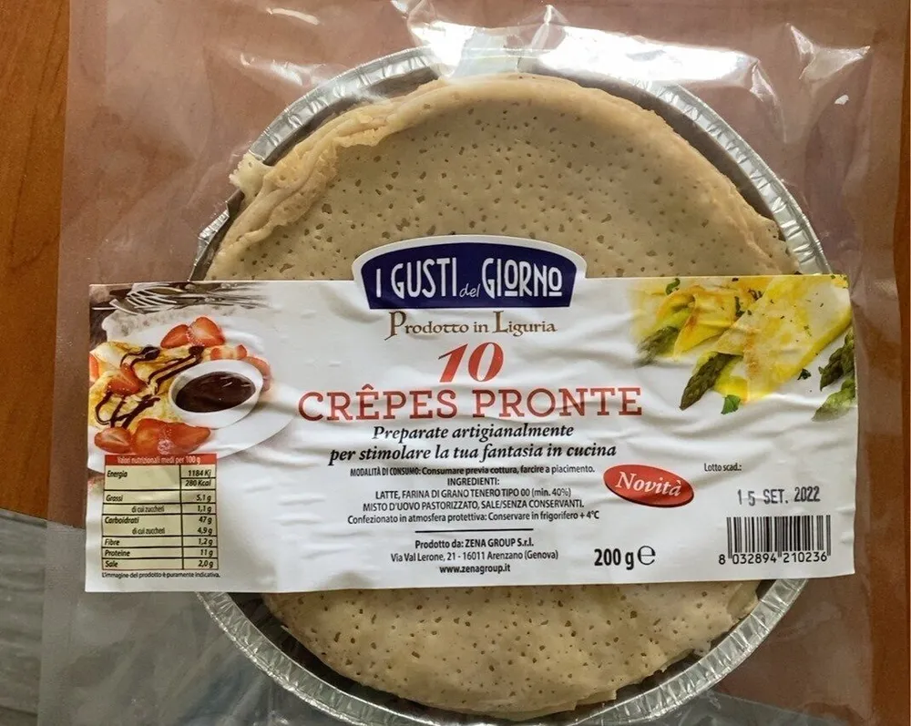 Crepes pronte