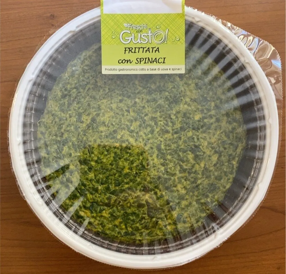 Frittata con spinaci