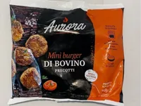 Mini burger di bovino precotti