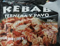 Kebab ternera y pavo