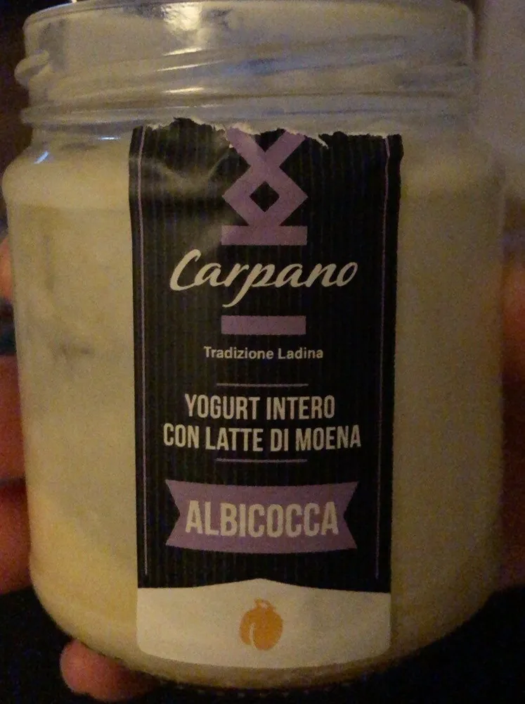 Yogurt intero con latte di moena