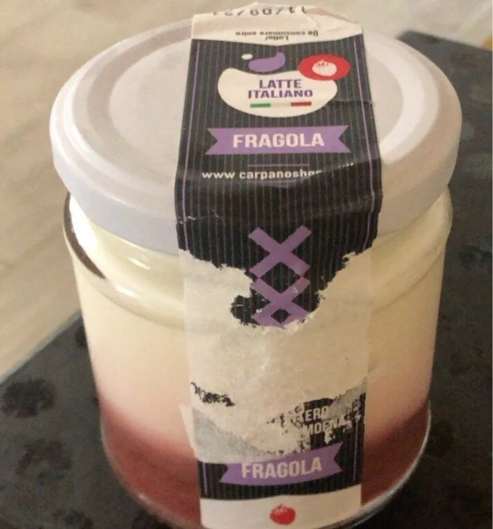Yogurt intero alla fragola