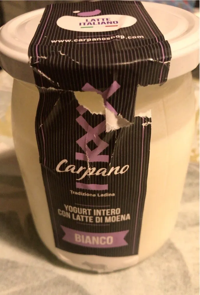 Yogurt intero con latte di Moena