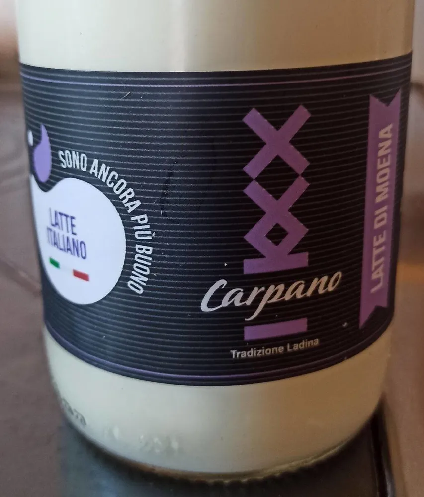 Latte intero carpano