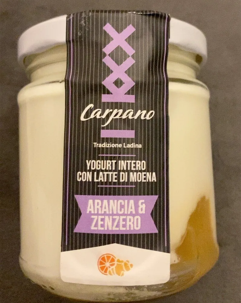 Yogurt intero con latte di moena