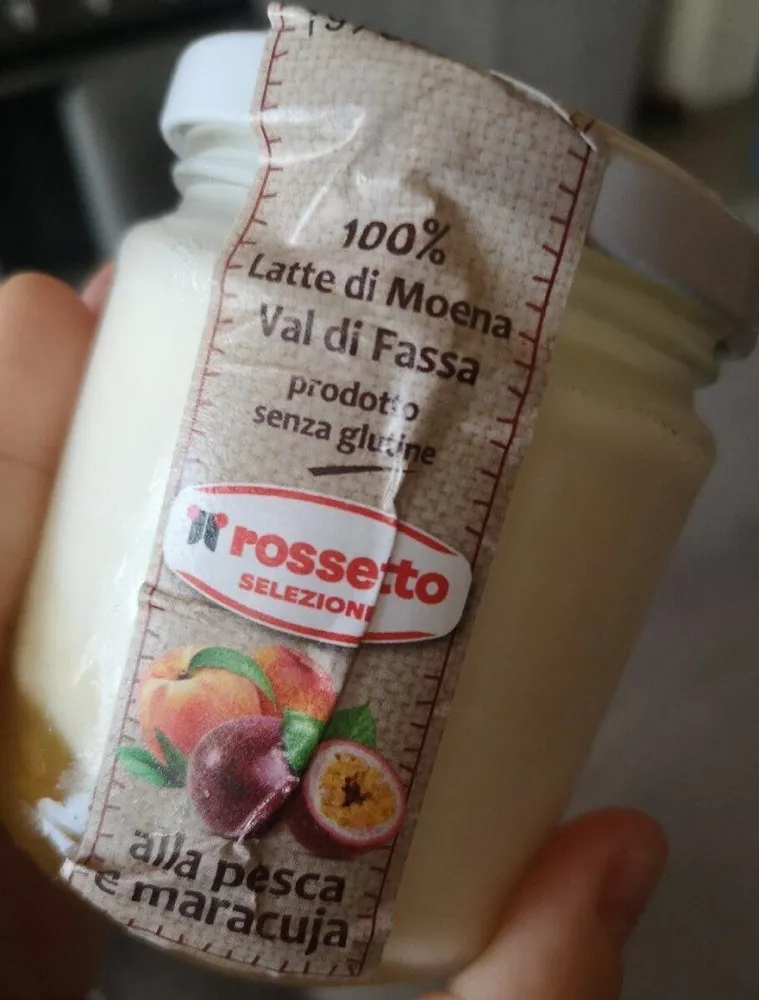 Latte di Moena alla pesca e maracuja