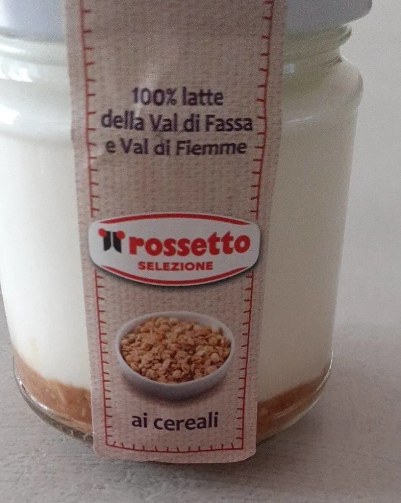 Yogurt con latte della Val di Fassa e Val di Fiemme ai cereali