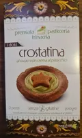 Crostatina al cacao con crema pistacchio