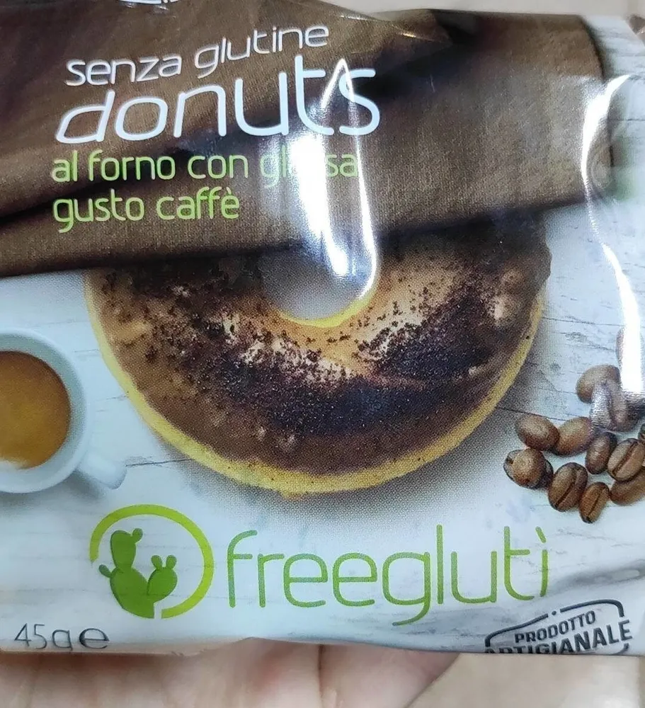 Donuts al forno con glassa gusto caffè