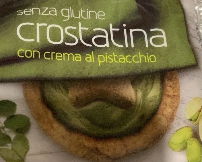Crostatina con crema di pistacchio
