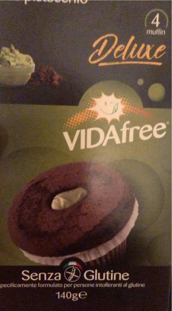 Muffin mini al cacao farciti con crema di pistacchio