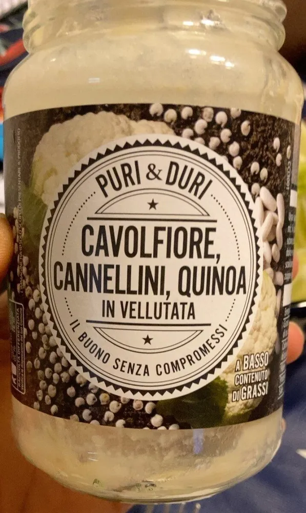 Cavolfiore cannellini quinoa in vellutata