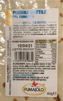 Piadina sottile del fumaiolo