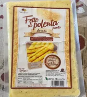 Fette di polenta pronta dorata