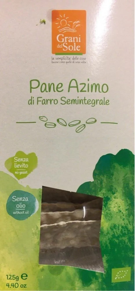 Pane azimo di farro semintegrale