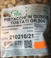 Pistacchi in guscio tostati