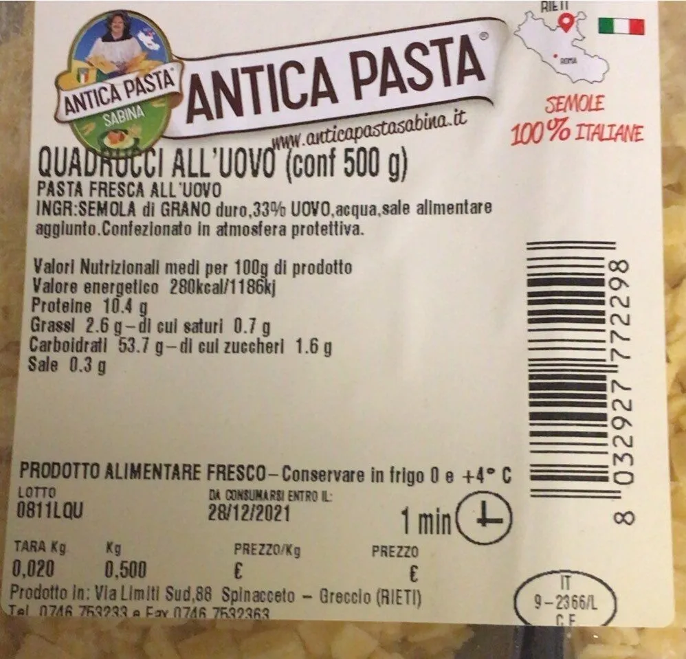 Antica pasta
