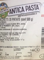 Gnocchetti di patate