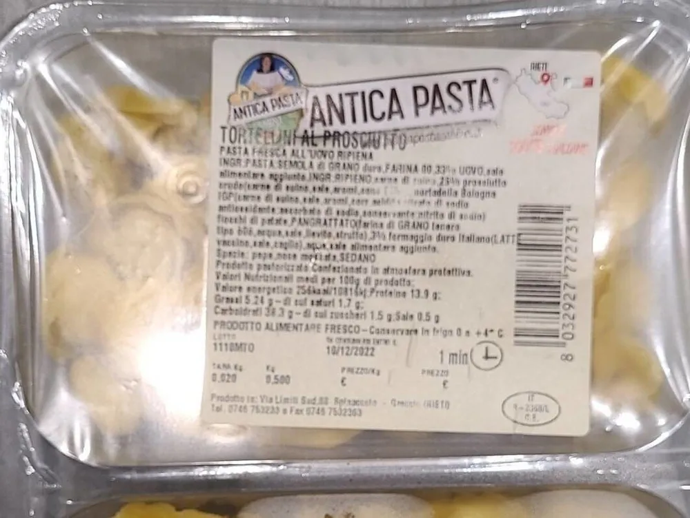 Tortellini al prosciutto