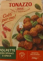 Polpette con spinaci e speck