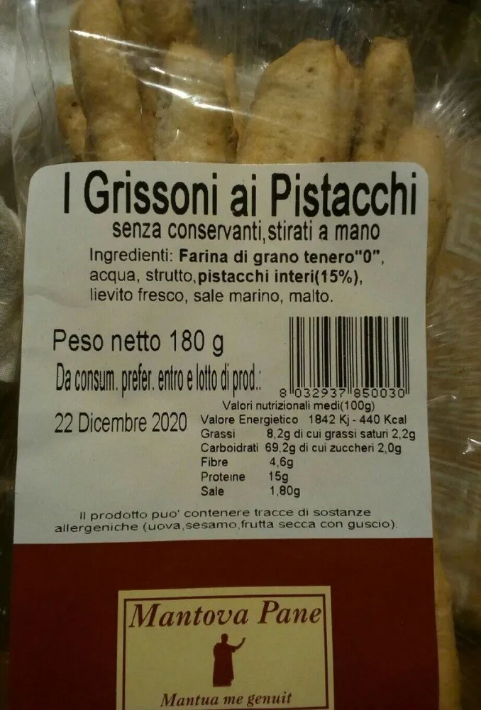 I grissoni ai pistacchi
