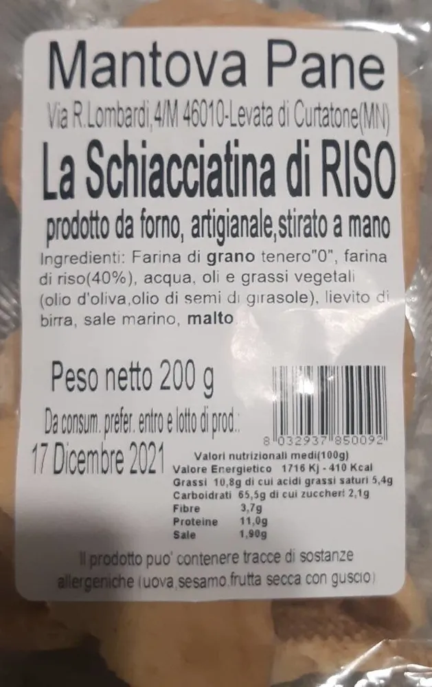 Schiacciatina di riso